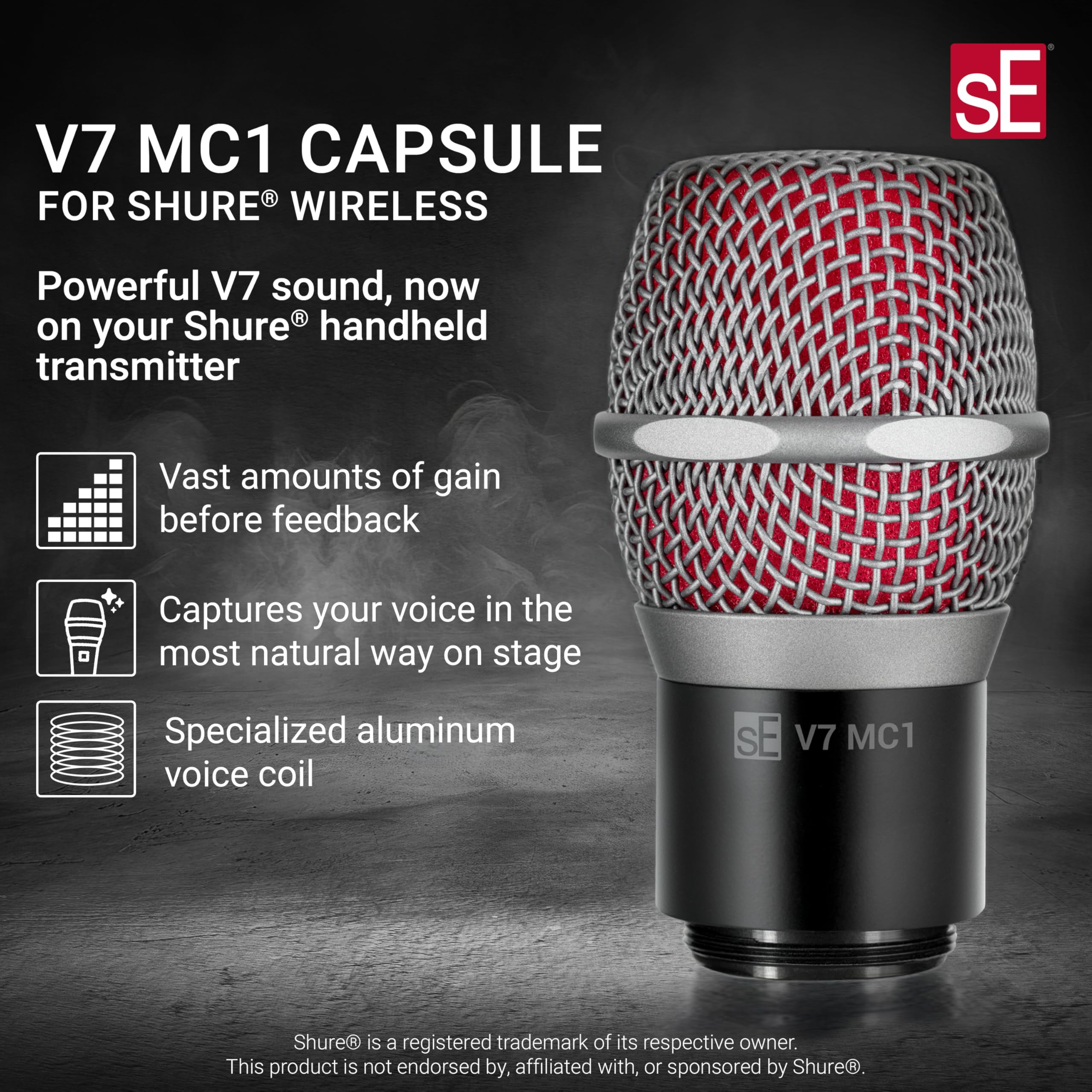 Se Electronics V7MC1 Shure Telsiz Mikrofonlar için SE Mikrofon